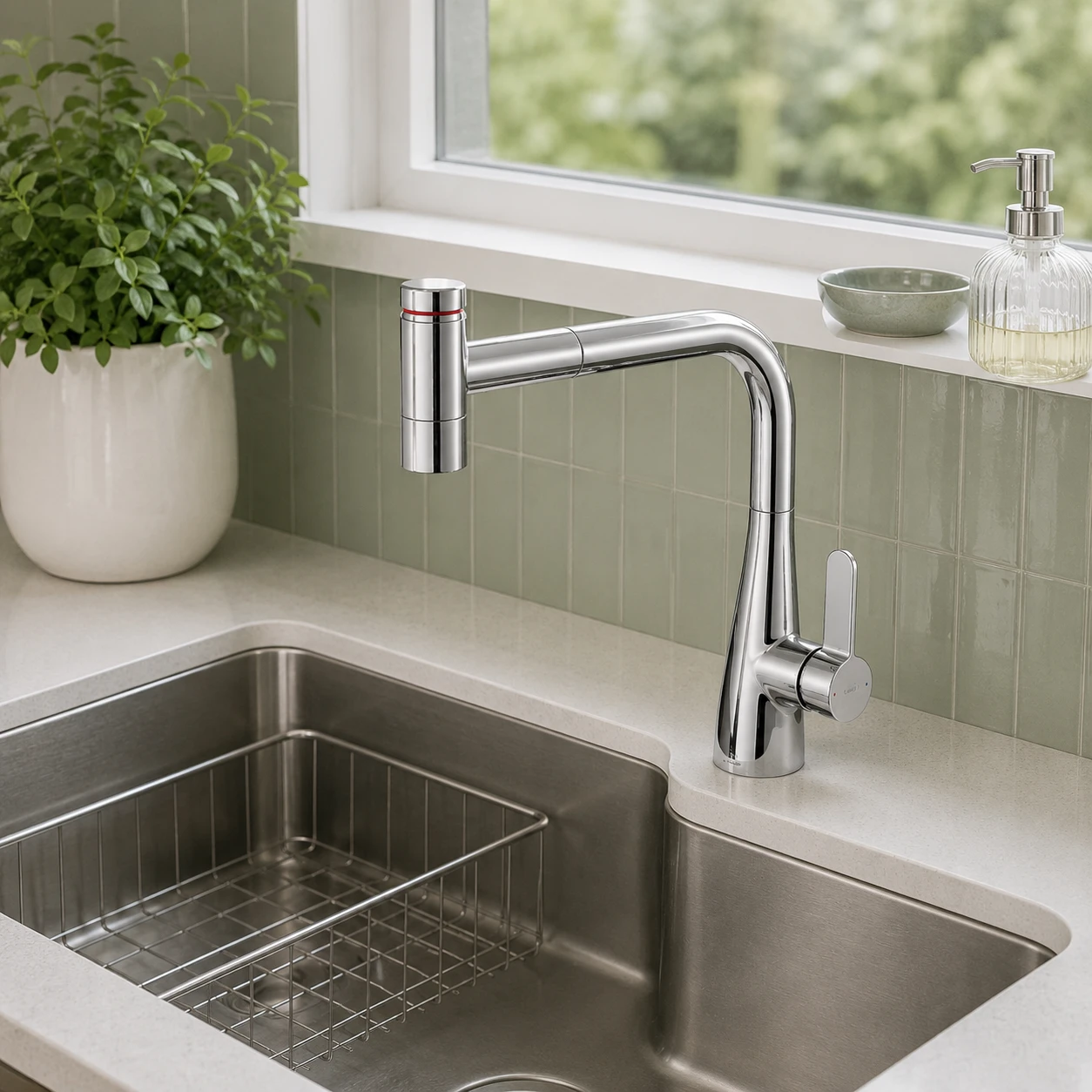 Vòi bếp rút dây nóng lạnh CO 8320