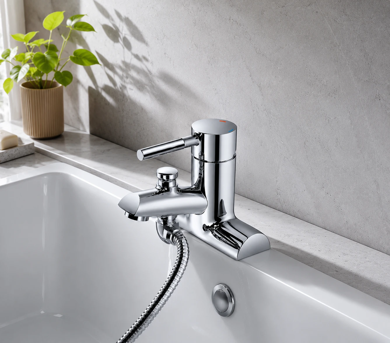 Vòi chậu liền sen nóng lạnh CO 5013