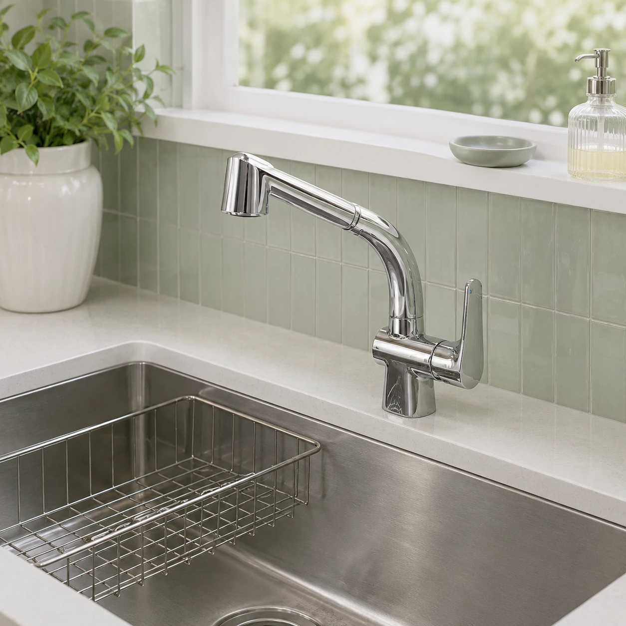 Vòi bếp rút dây nóng lạnh CO 8020